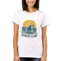 SUP Sunrise Flow Paddleboard Yoga | Graphic Print