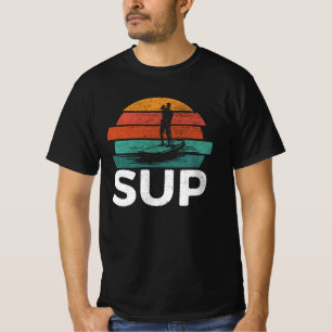 Sup Vintage Retro Stand Up Paddling Surfboard T-Shirt