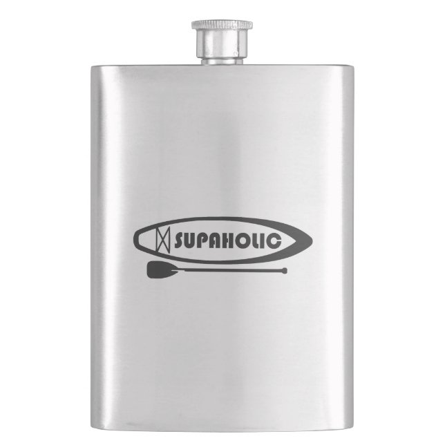 Supaholic Standup Paddleboarding Flask (Front)