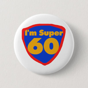Super 60 pinback button