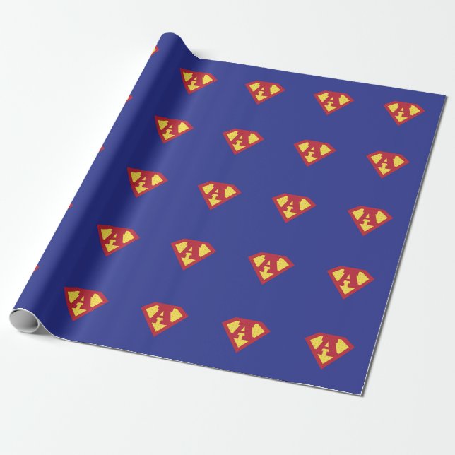 Super A Wrapping Paper (Unrolled)