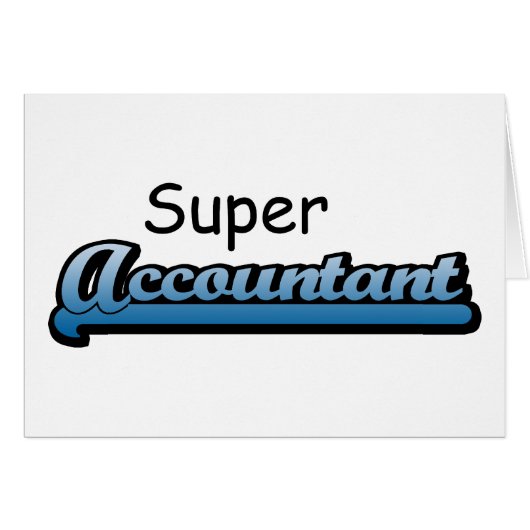 Super Accountant Cards (Front Horizontal)