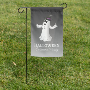 Super Adorable Halloween Ghost Garden Flag