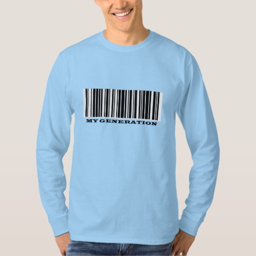 Super Agers BAR CODE Mens T_Shirt