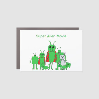 Super Alien Movie Full Character Car Magnet