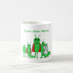 Super Alien Movie Full Character Coffee Mug