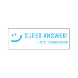 [ Thumbnail: "Super Answer!" Teacher Rubber Stamp ]