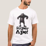Super Ape Funny Men's Custom Monkey T-Shirt