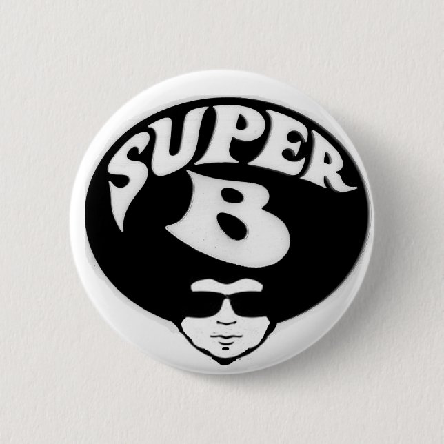 Super B Afro button (Front)