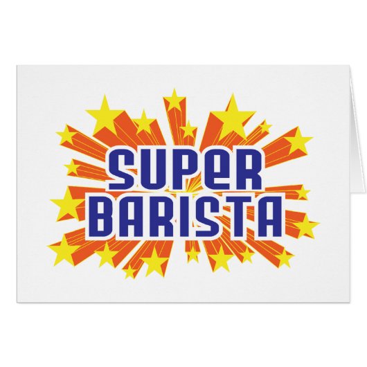 Super Barista Cards (Front Horizontal)