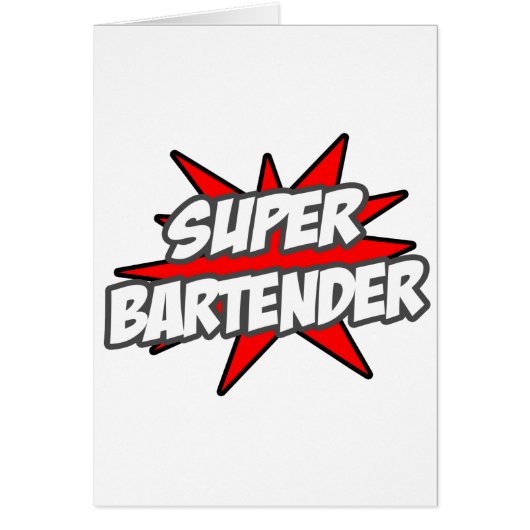 Super Bartender Cards (Front)