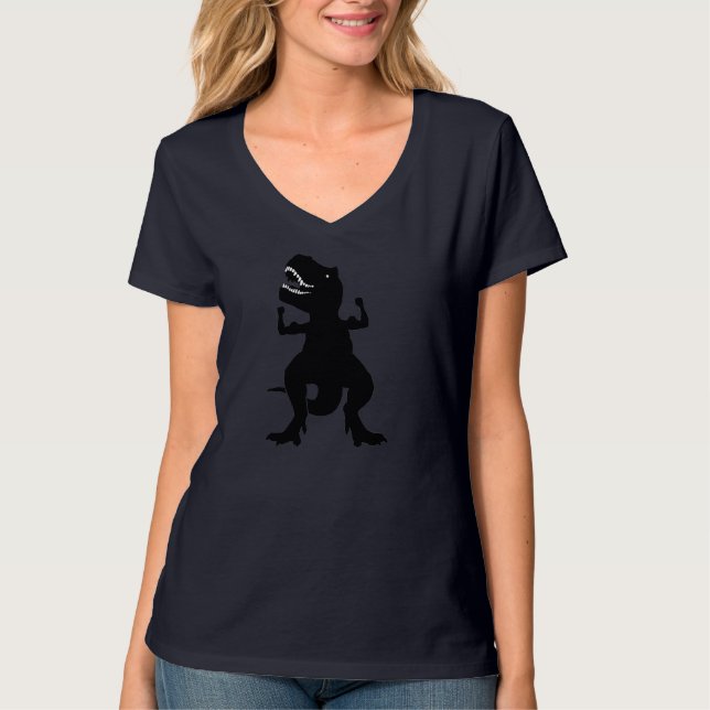 super biceps T-Rex T-Shirt (Front)
