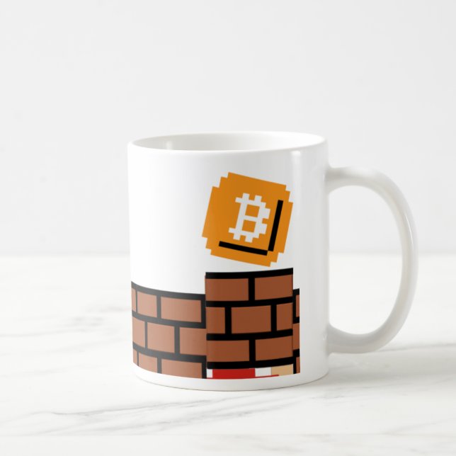 Super Bitcoin Block (Mug) Coffee Mug (Right)