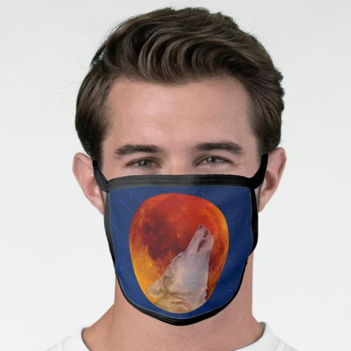 Super Blood Wolf Moon Face Mask
