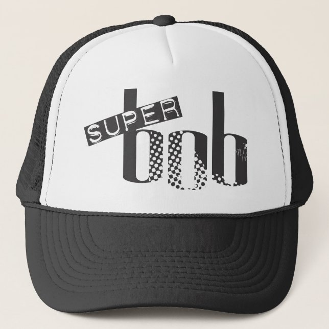 Super bob Logo Trucker Hat (Front)