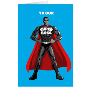 Super Boss Congratulation Card