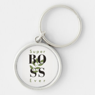 Super Boss Ever Keychain gift for best boss