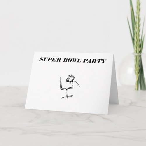 SUPER BOWL PARTY INVITATION