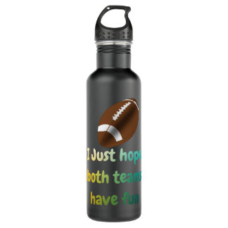 Super bowl shirt stainless steel water bottle