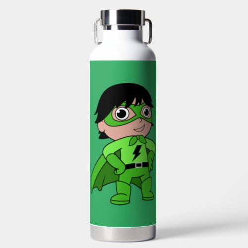 Super Boy Action Hero Water Bottle