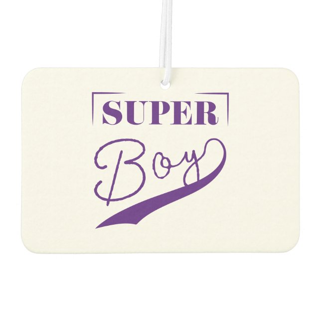 Super Boy Air Freshener (Back)