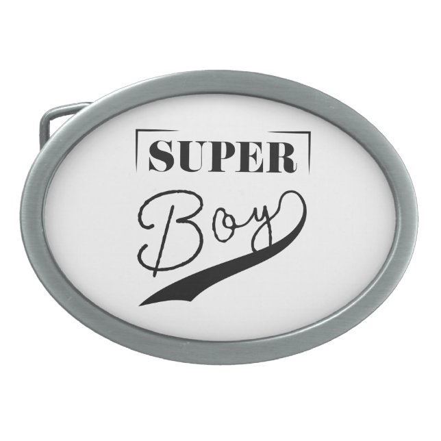 Super Boy Belt Buckle (Front)