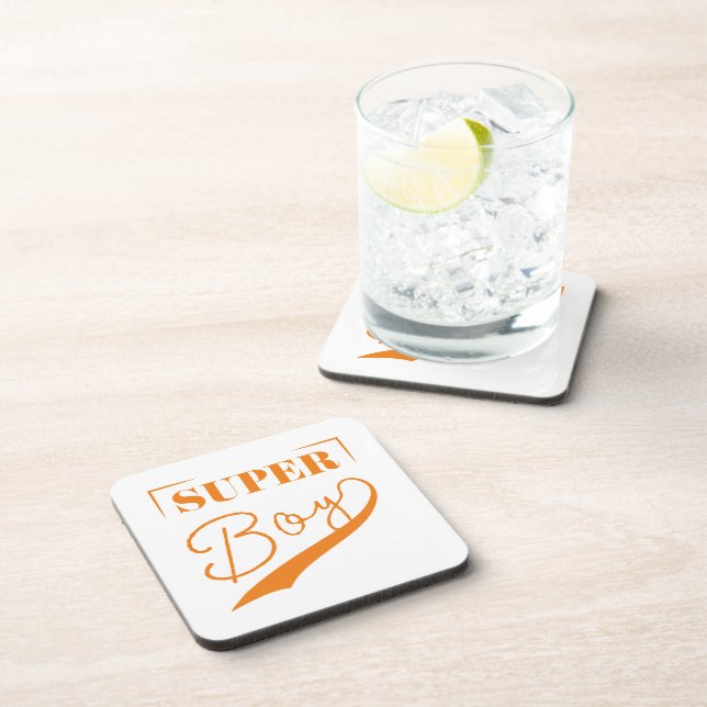 Super Boy Beverage Coaster (Right Side)