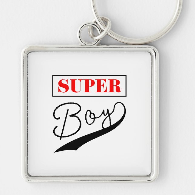 Super Boy  Keychain (Front)