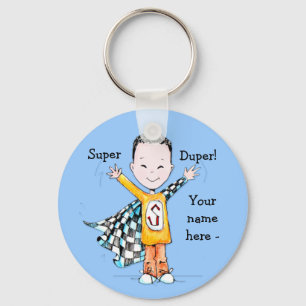 Super Boy keychain or backpack accessory!
