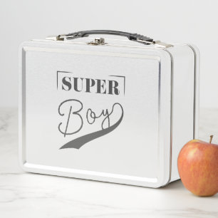 Super Boy Metal Lunch Box