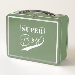 Super Boy Metal Lunch Box