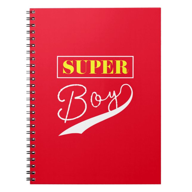 Super Boy  Notebook (Front)