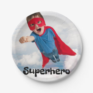 Super Boy Paper Plates