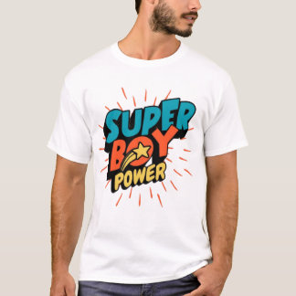 Super Boy Power T-shirt Design