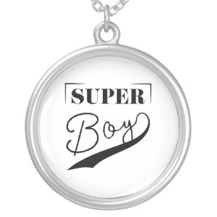 Super Boy Silver Plated Necklace
