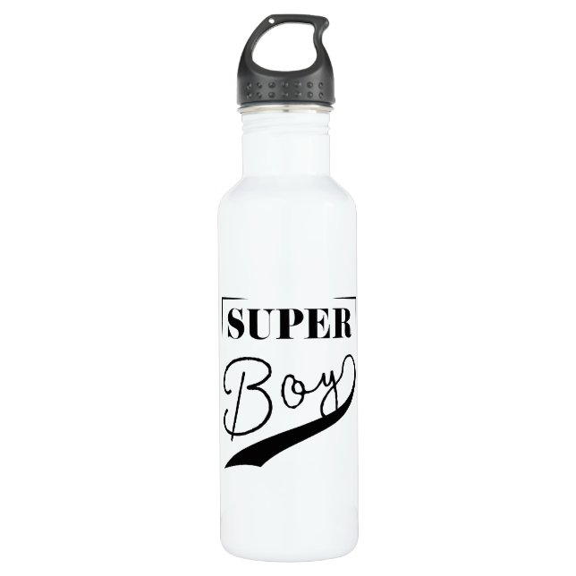 Super Boy Stainless Steel Water Bottle (Front)