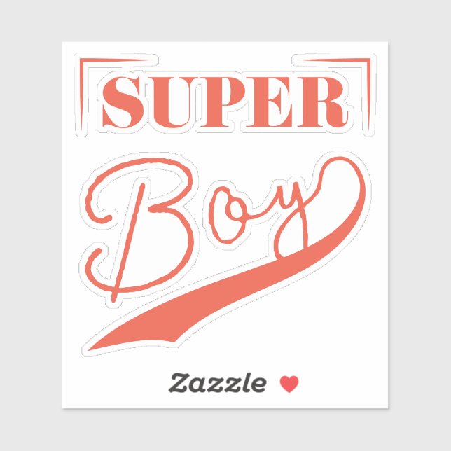 Super Boy Sticker (Sheet)