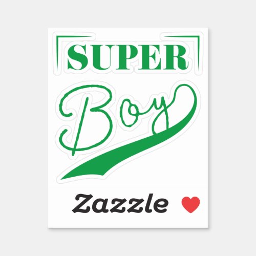 Super Boy Sticker