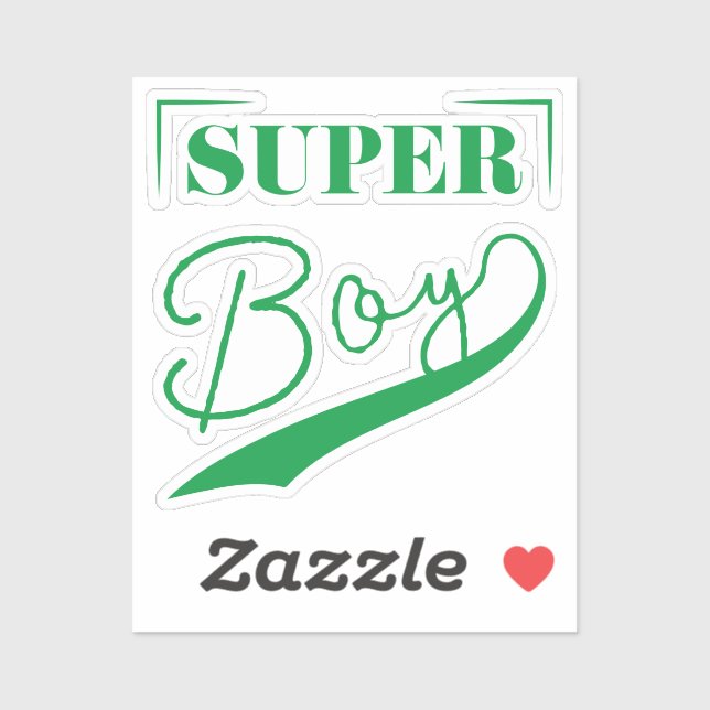 Super Boy Sticker (Sheet)