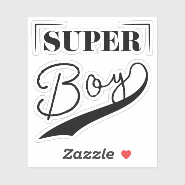 Super Boy Sticker (Sheet)