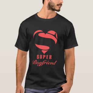 Super Boyfriend Superhero Family Christmas Costume T-Shirt