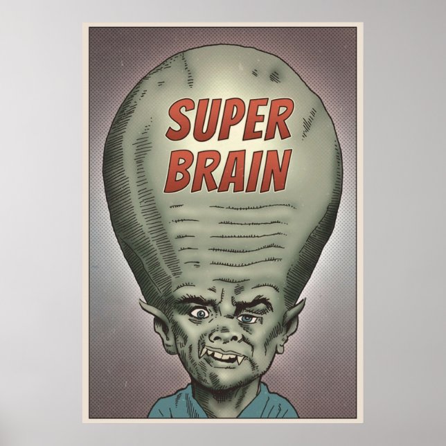 Super Brain Poster (Front)