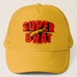 Super Brat Trucker Hat at Zazzle