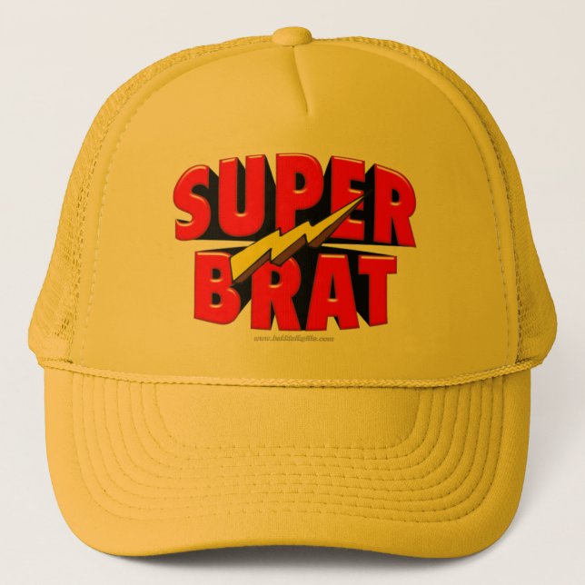 Super Brat Trucker Hat (Front)