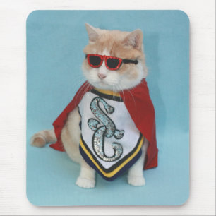 Super Bubba Cat Mouse Pad