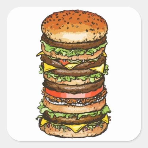 Super Burger Sticker