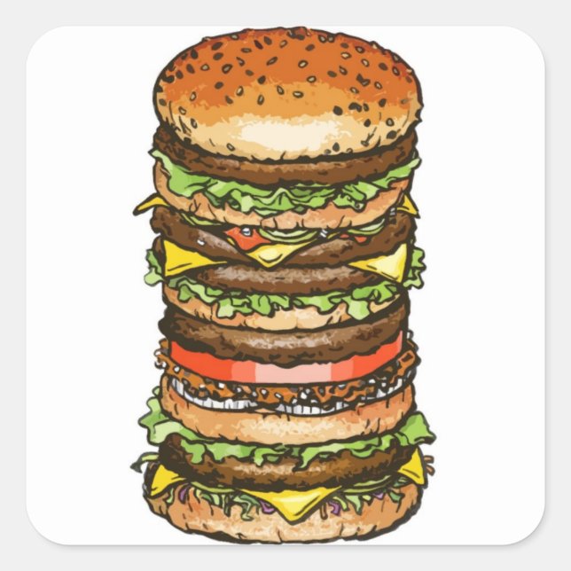Super Burger Sticker (Front)