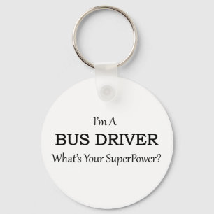 Super Bus Driver Keychain