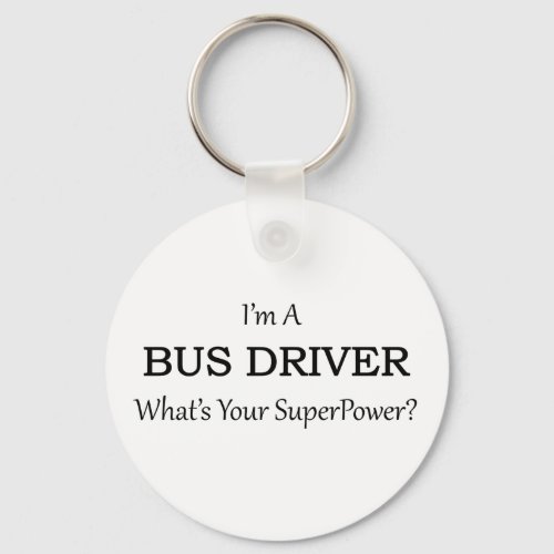 Super Bus Driver Keychain