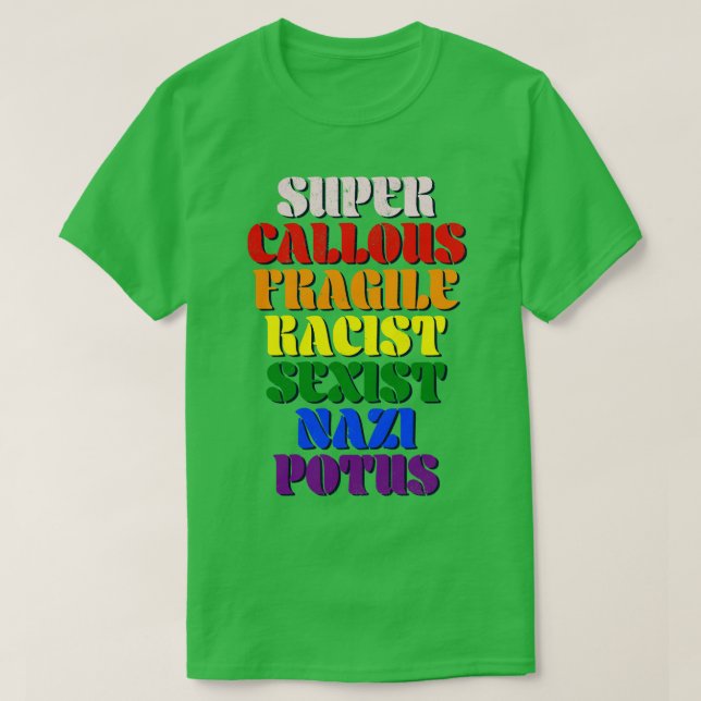 Super Callous Fragile T-Shirt (Design Front)